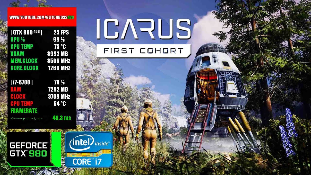 ICARUS | GTX 980 4GB + i7-6700 + 16GB RAM