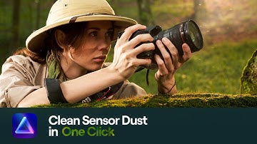 Remove sensor dust in one click with Luminar Neo