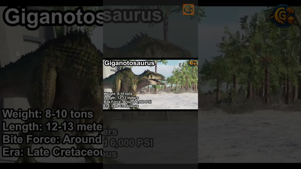 Giganotosaurus Shows Its True Power in the Most INTENSE😱🦖 