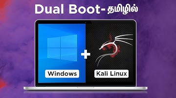 How To Dual boot Windows 10+ Kali Linux Easy Step By Steps- Tamil!