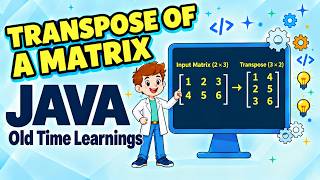 Transpose of a Matrix in Java