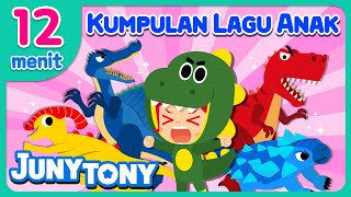 Kumpulan Lagu Anak | Lagu Dinosaurus 12menit | Bahasa Indonesia | JunyTony