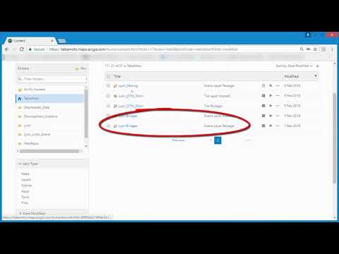 Using Scene Layers in ArcGIS Online - May 2018