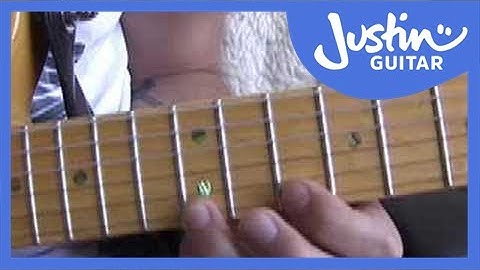 Minor Pentatonic Five Positions (Guitar Lesson SC-024) How to play