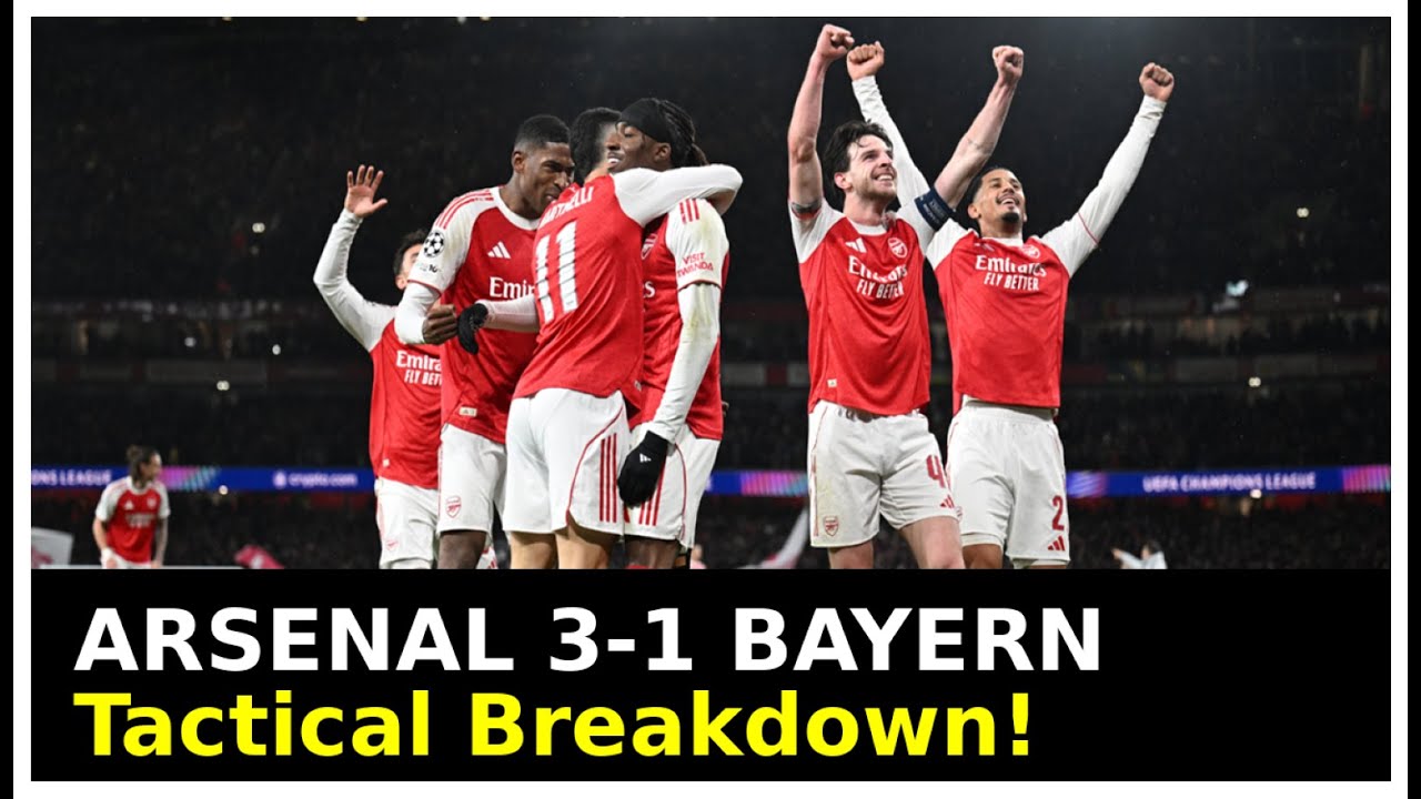 Arsenal vs Bayern Munich – Tactical Analysis & Key Takeaways | UCL 2025