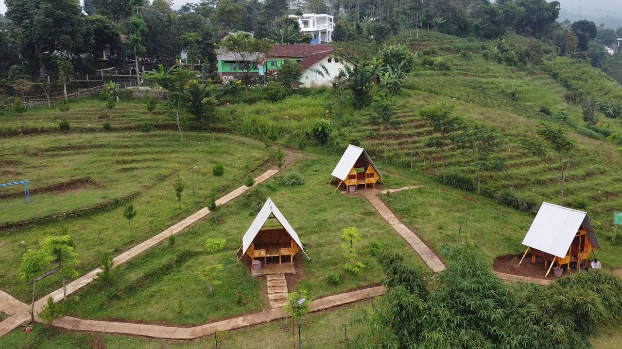 Gratis‼️Dijamin Bikin Betah Melihat Taman Indah Dataran Tinggi Desa Wisata Pasir Nanjung Geulis