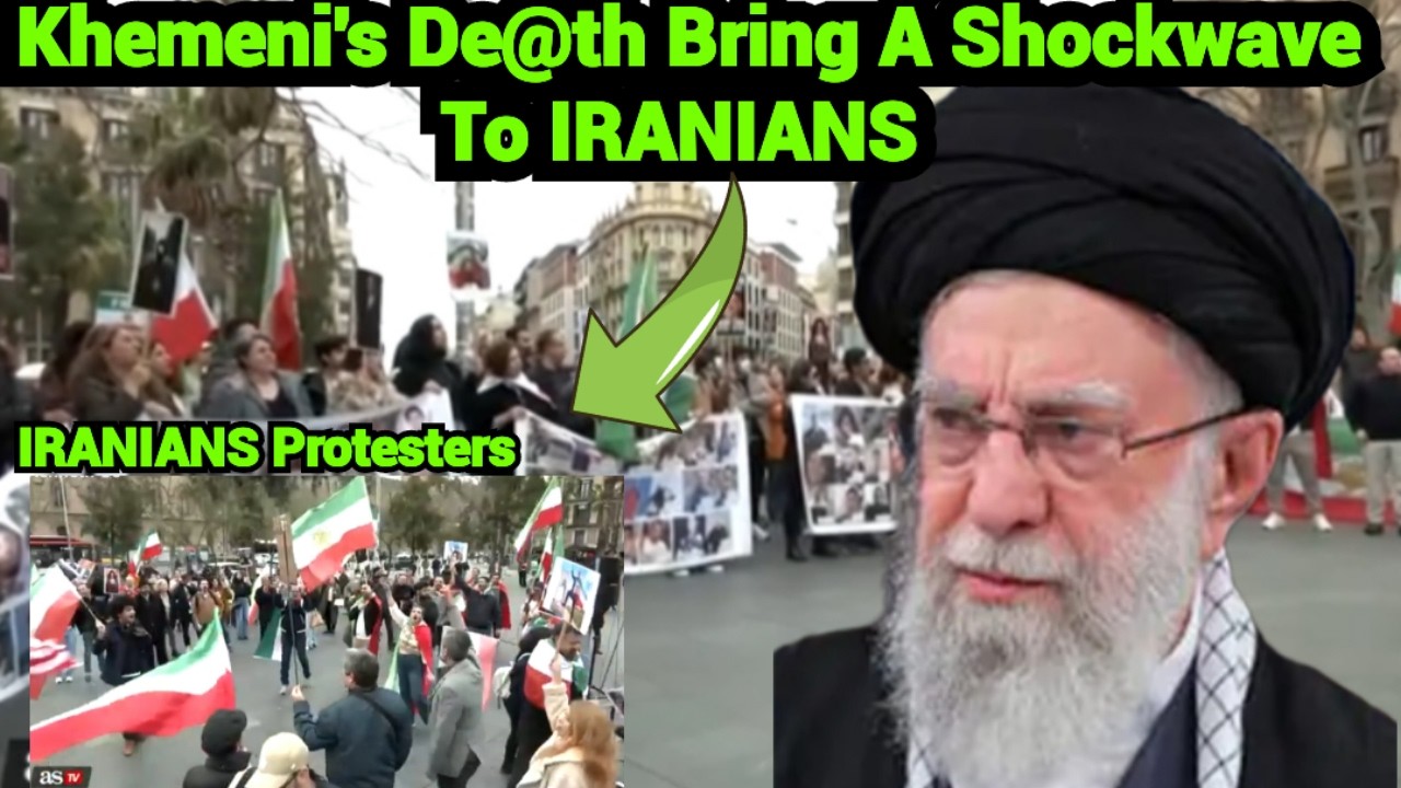 IRANIANS On The Street Protesting Against US And ISRAELI'S Airstrike - Khemeni's Death Shocked IRANS