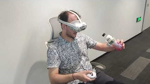 Quick Object Tracking test with Pico Motion Trackers