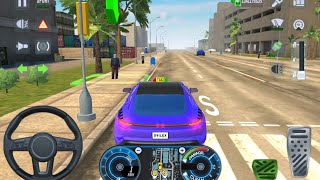 City Taxi Sim 3D - Realistic Car Driving Games Android iOS Gameplay #66 screenshot 2
