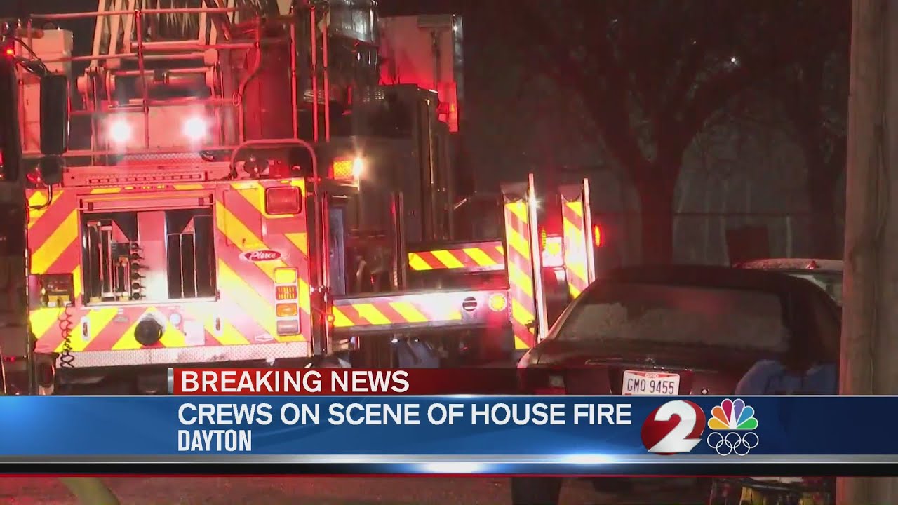 Crews on scene of Dayton house fire - YouTube