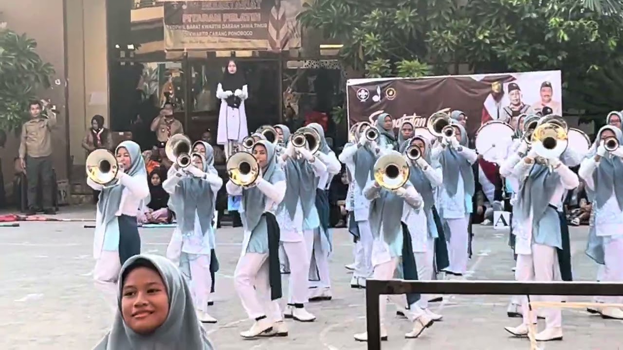 Konser Pamit Marching Band BNIP Bahana Nasyada Al Iman Putri Ponorogo Jatim 2024