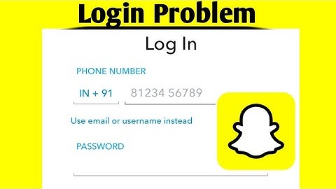 How To Fix Snapchat Login Problem in Android & iOS