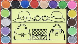 Sand Painting Womens Fashion Accessories Sand Painting Tutorial chim Xinh Channel