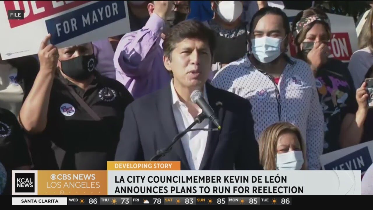 LA City Councilmember Kevin De Leon seeks reelection