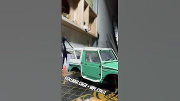 Roll bar cage • Plastic ABS • WPL C74-1 • #wpl #rccar #rollbar #c74 #รถบังคับ #offroad