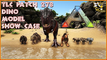Ark Patch 278 New Models Rex, Direwolf, Dire Bear, Procoptodon & Gigantopethicus