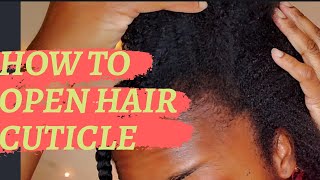 HOW TO OPEN HAIR CUTICLE FOR AMAZING HAIR GROWTH - YouTube
