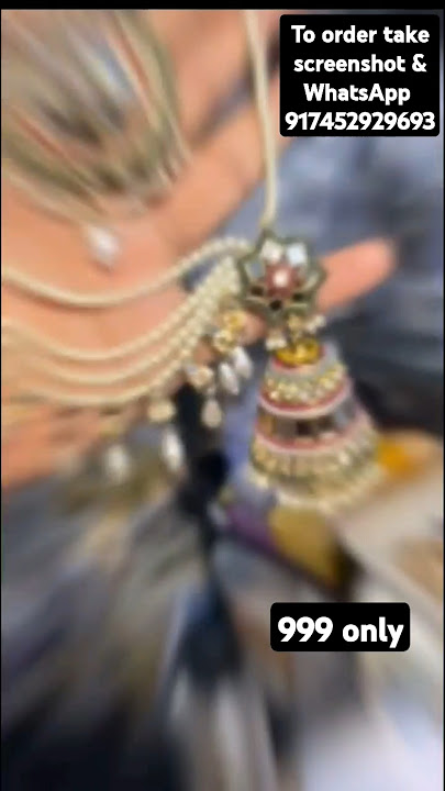 pakistani work sahara jhumka design 2025 | latest jewellery designs 2025 | meesho jewellery haul