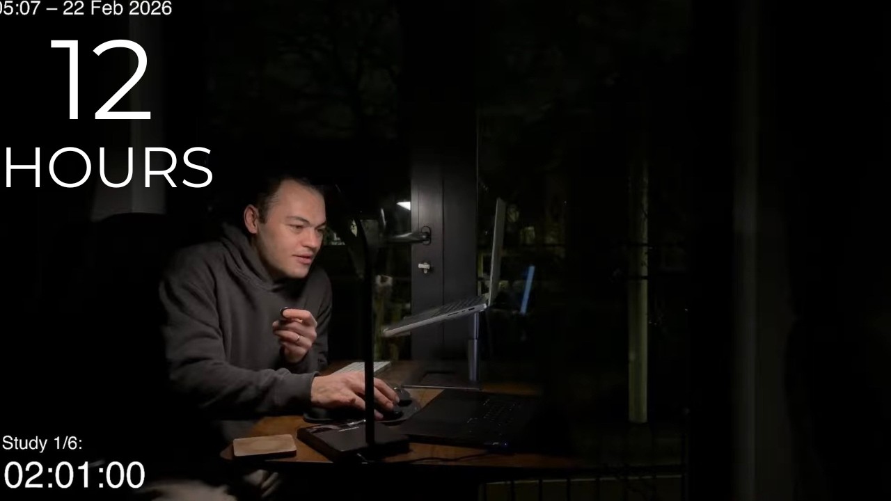 12-Hour LIVE Study With Me 🎓 | Cozy UK Ambience | Custom Pomodoro Timer | Deep Work Mode