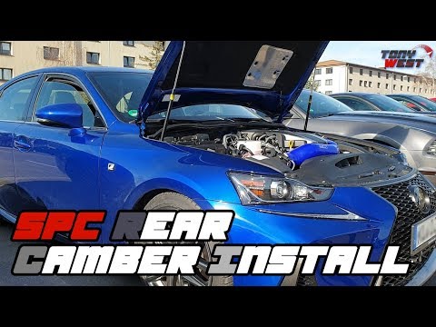 2018 Lexus IS 300 F Sport RWD – Rear camber kit install DIY