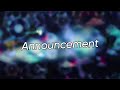 Announcement | ???