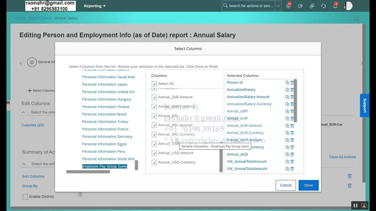 Annualized Salary in Table Report Very Important to Know in SAP
