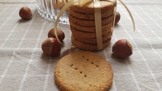 Biscuits à la noisettes / Sain et délicieux  بسكويت البندق / صحي و لذيذ