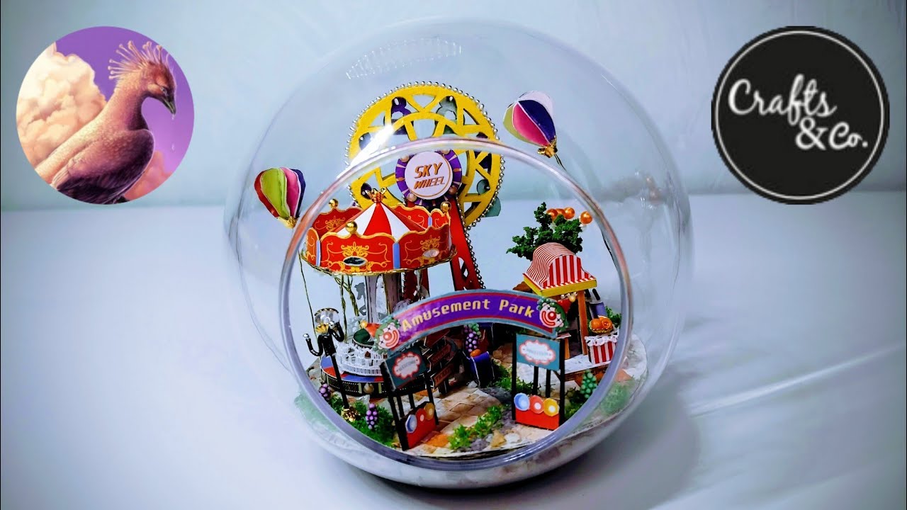 Amusement Park TUTO DIY miniature ball dollhouse Crafts & co - Action 