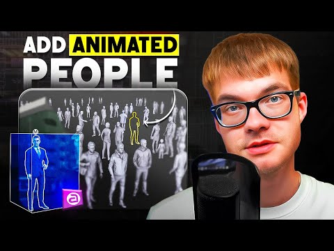 ANIMATED People in 3ds Max + Chaos Anima | FULL GUIDE CORONA RENDER (Ross Plemya)