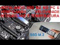 INSTALANDO SSD M2 NO COMPUTADOR JUNTAMENTE COM WINDOWS E VERIFICANDO VELOCIDADE, TEMPERATURA DO SSD
