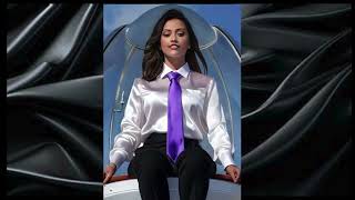 New Y White Satin Blouse With Sannie Van Kasbergen 2025