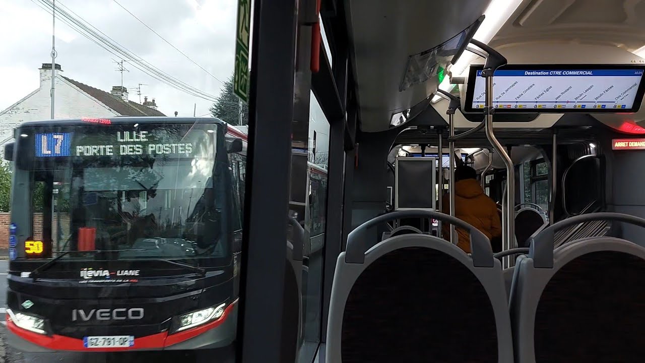 [BUS] Iveco Urbanway 18 GNC Mild-Hybrid Step E n°8907 sur la ligne L7