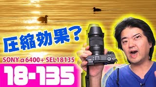 望遠レンズの圧縮効果は本当か？広角トリミングと比較！兼レビュー SONY α6400 高倍率ズームレンズキット E 18-135 mm F3.5-5.6 OSS. SEL18135