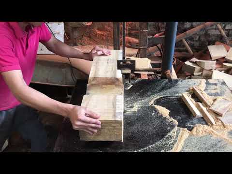 Video Đồ Gỗ Tuân Ninh : Thợ dogotuanninh đang pha nhiều chân... - youtube