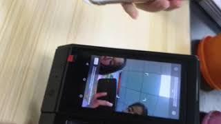 HF A5 Fingerprint Android wall mounted device support QR code