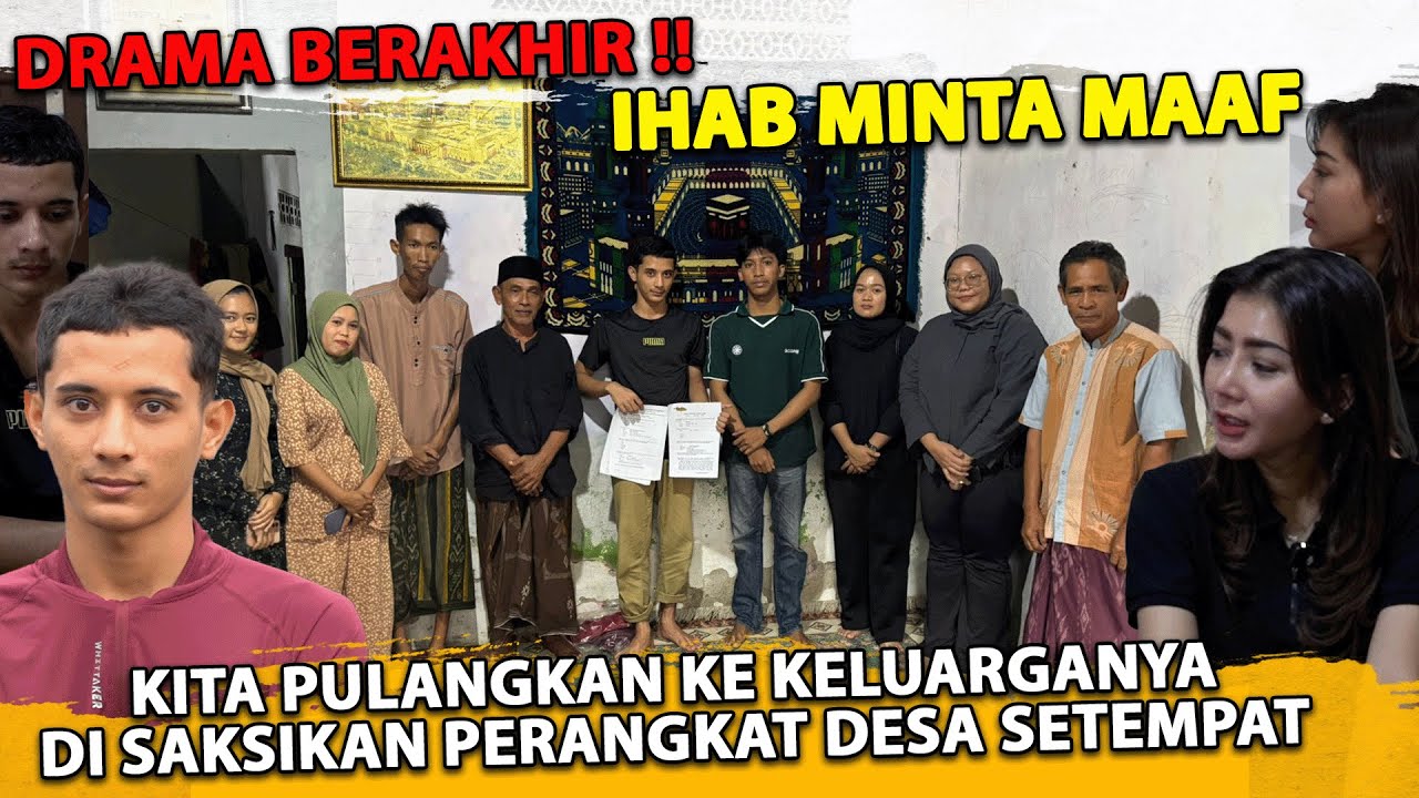 AKHIR DRAMA IHAB ‼️ MENGAKU BERBOHONG LINGLUNG, AKHIRNYA MINTA MAAF | DISAKSIKAN PERANGKAT DESA