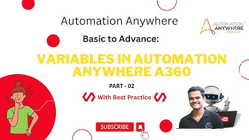 Variables in Automation Anywhere A360 with Example