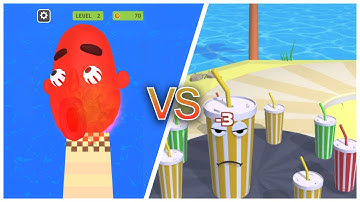 Sandwich 🥪 Runner VS Juice 🥤 Run Android IOS Mobile Gameplay Walkthrough