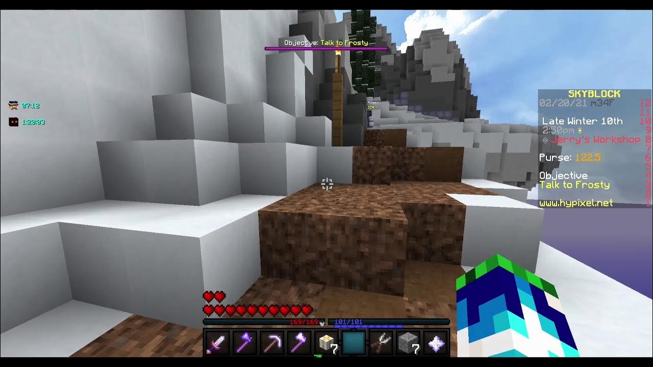 Winter und Geschenke Hypixel Skyblock 2 YouTube