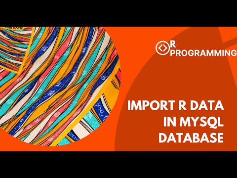 How to Import R Data in MySQL Database | R Programming