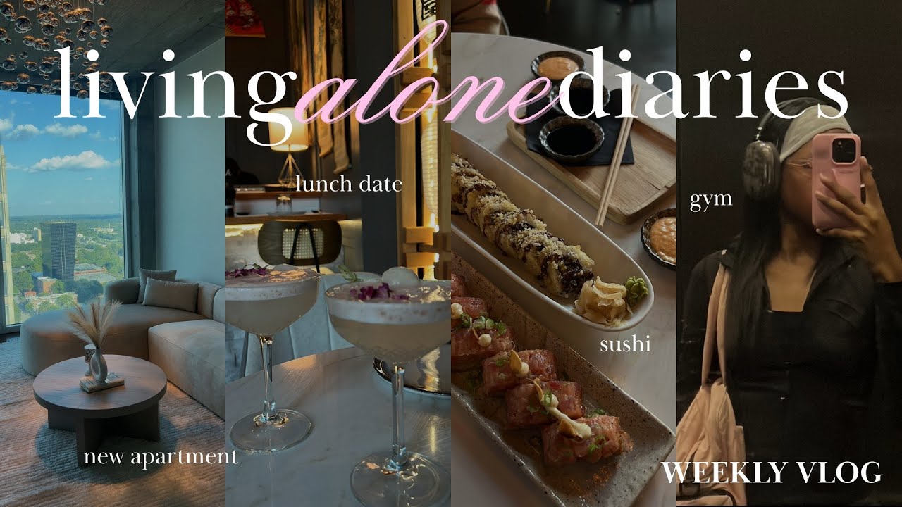 Living Alone Diaries: High-Rise Apartment Vlog • Lunch Date, Gym & Romanticizing My Week