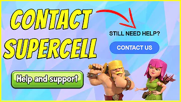 How do I contact supercell directly?