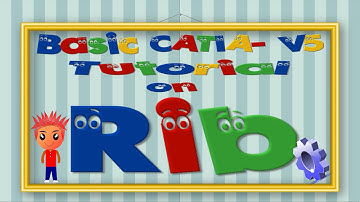 How to use rib feature in catia(Hindi)