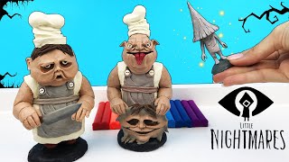 Twin chefs from plasticine and Nome. Chef's Real Face Little Nightmares | Modeling ok