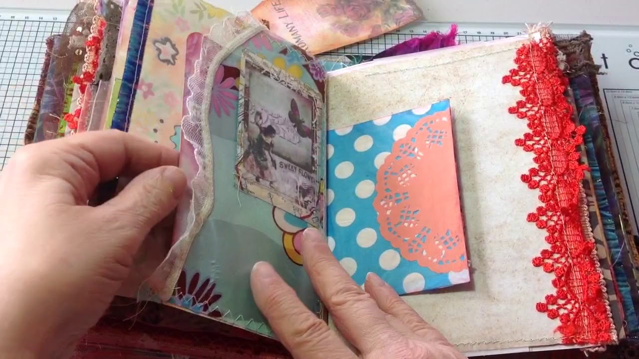 Boho/ Gypsy Journal Swap for Junk Journal Junkies. - YouTube