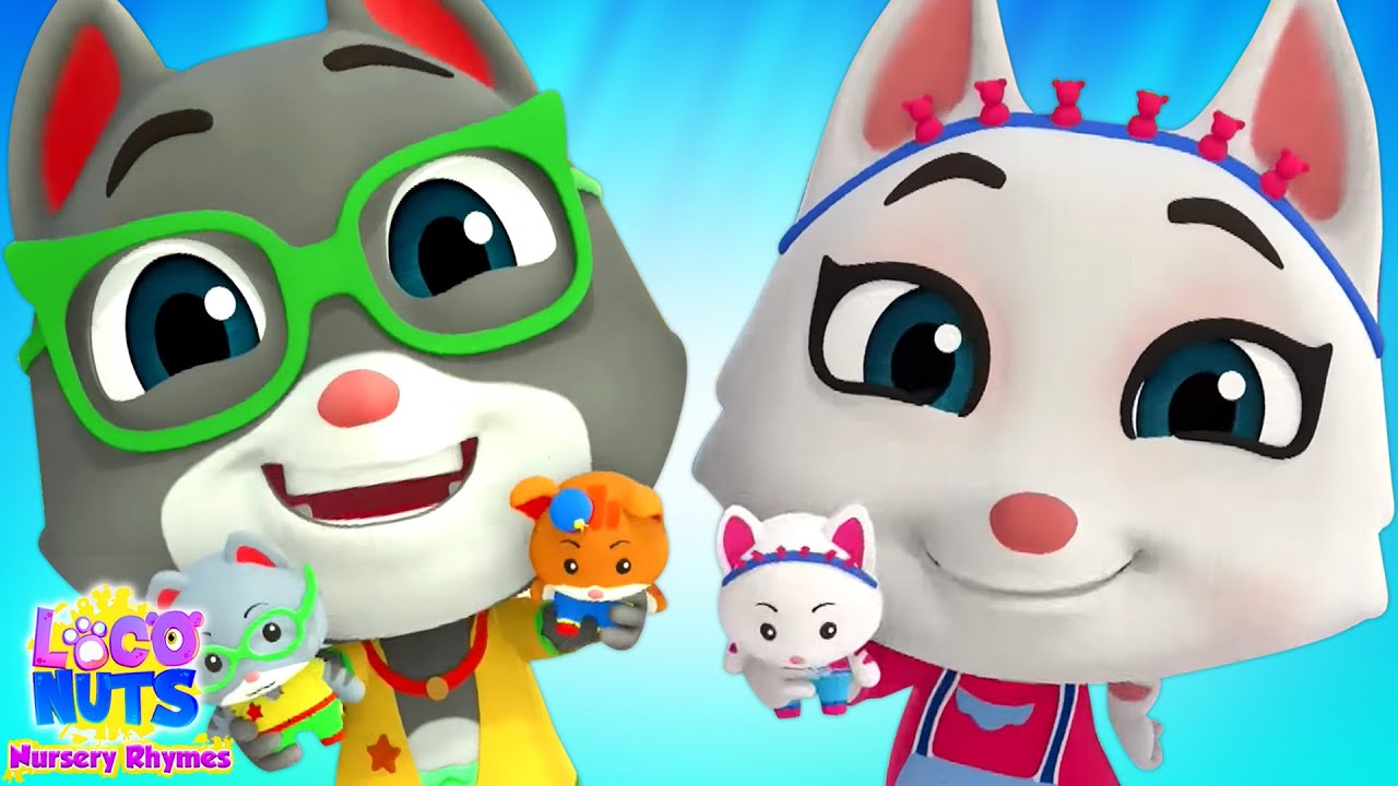 Семейна песен за пръсти + Колекция от детски песнички за деца в предучилищна възраст