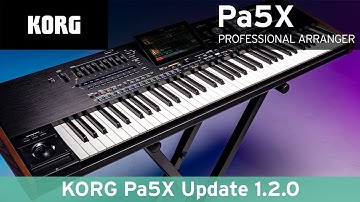 KORG Pa5X - Betriebssystem Update 1.2.0 (Trailer)