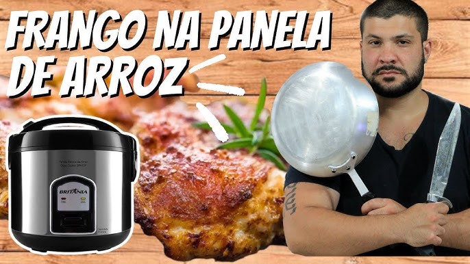 A panela elétrica de arroz de grande capacidade faz sopas