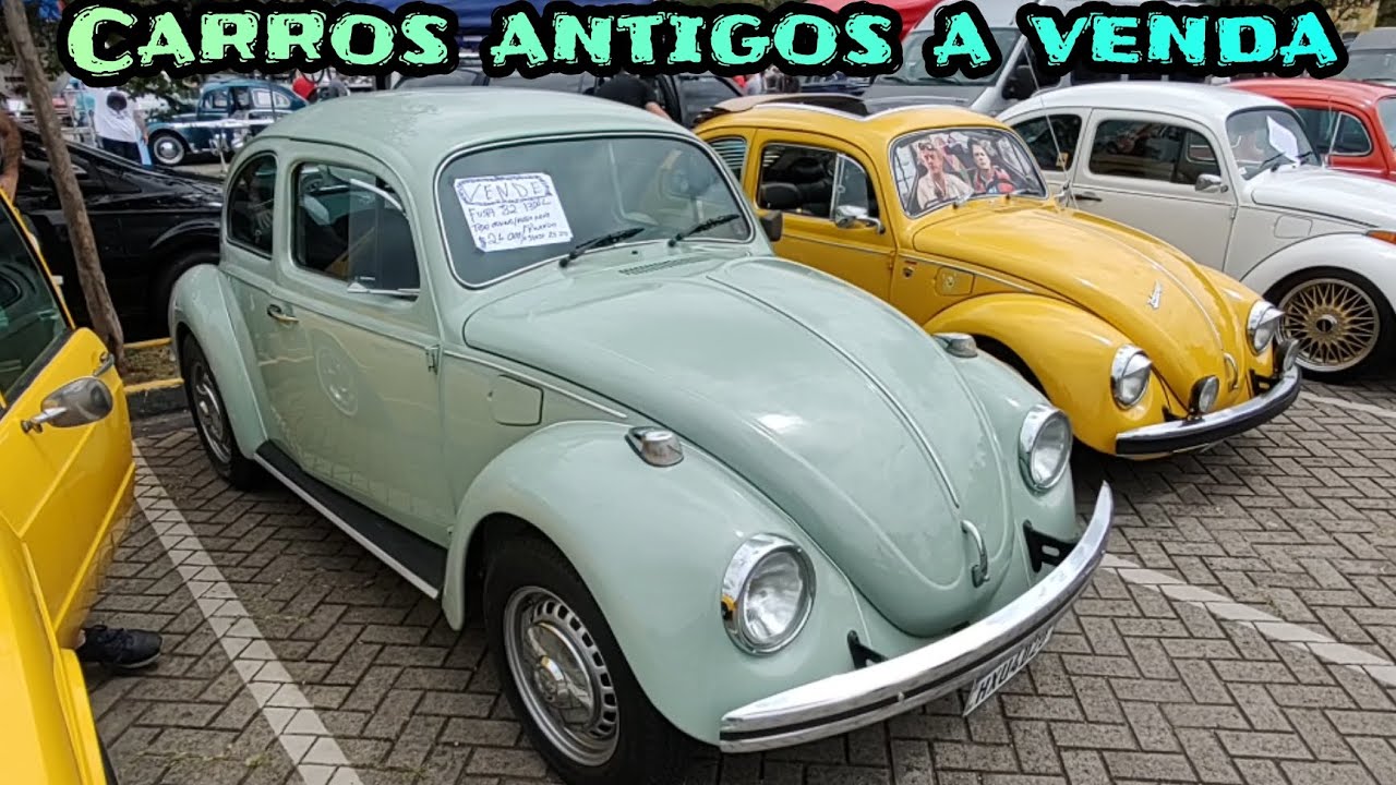 LINDO FUSCA 82 A VENDA MOTOR 1300L R$ 26.000 ENCONTRO DE CARROS ANTIGOS MOOCA PLAZA SHOPPING