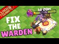 Upgrade Warden Fast! Rush Then Fix, Clash of Clans............